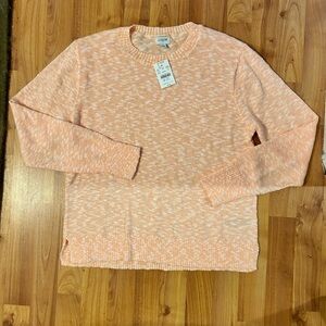 NWT! J.Crew women S Peach Knit summer Sweater
